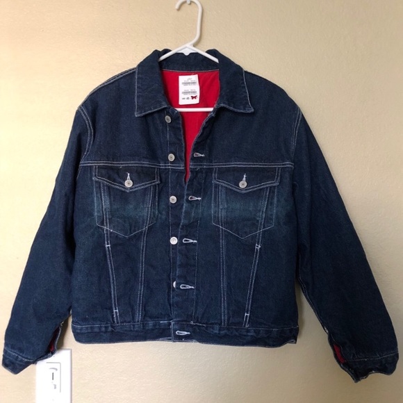Brandy Melville Shaine denim trucker jacket - Picture 1 of 4